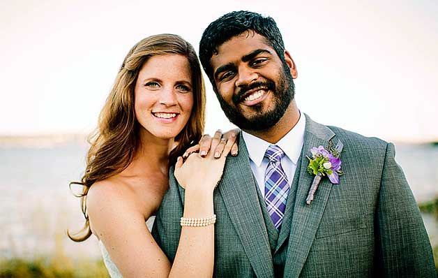 Chloe Slichter and Akshay Krishnamurty have joined hands in marriage.