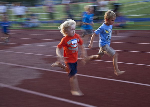 Runners of all ages and skill levels have come to love Monday evenings in the summer on Bainbridge Island for the All-Comers community track meet events.