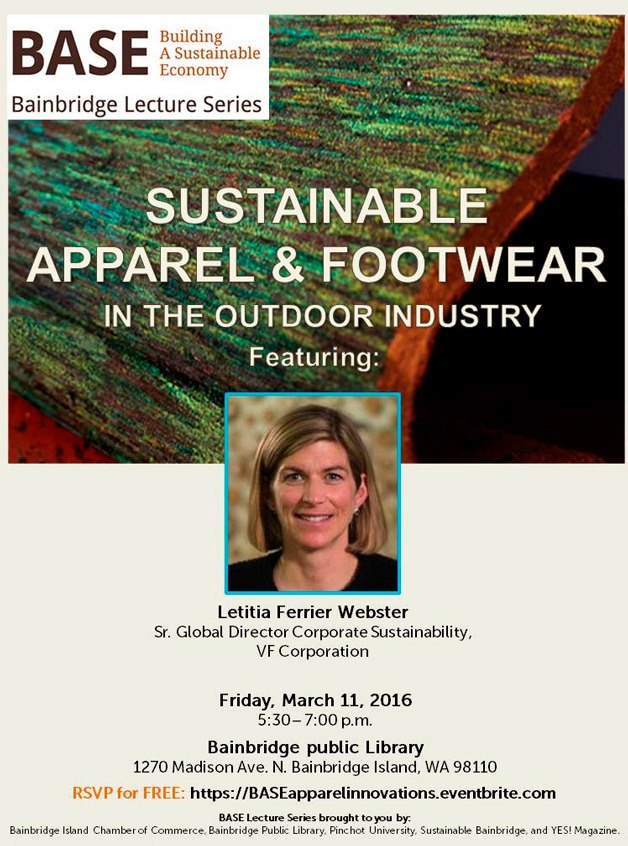 Pioneers in sustainability are speakers at next BASE lecture