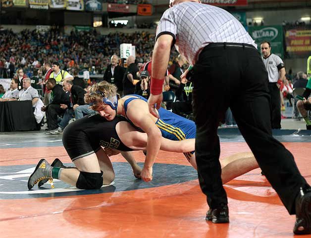 BHS senior wrestler Liam Topham claimed seventh-place in the 170-pound bracket at the 2015 Mat Classic XXVI State Wrestling Tournament at the Tacoma Dome over the weekend