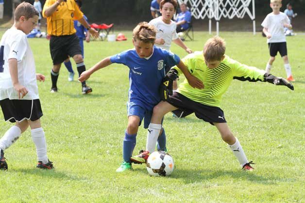 Three Bainbridge Island Football Club teams claimed wins in last week’s annual Island Cup youth soccer tournament