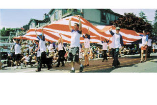 Grand Old Fourth Parade on Bainbridge Island.