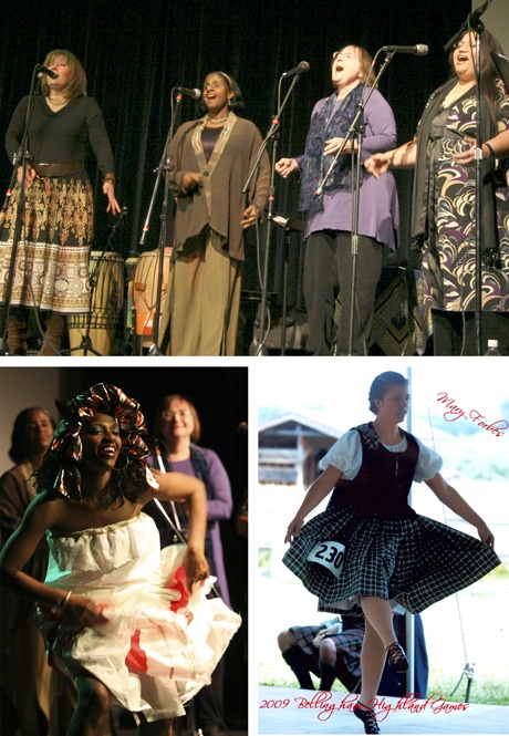 Top: Acapella group Abrace