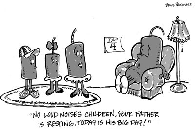 Cartoon. July 3
