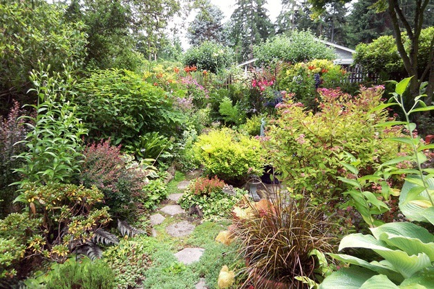 The Skyler Garden on Manitou Place is part of the Garden Conservancy's tour on Bainbridge Island this weekend.