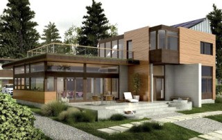 Designs for a Platinum LEED house that will be on display during Sunday’s Eco Tour