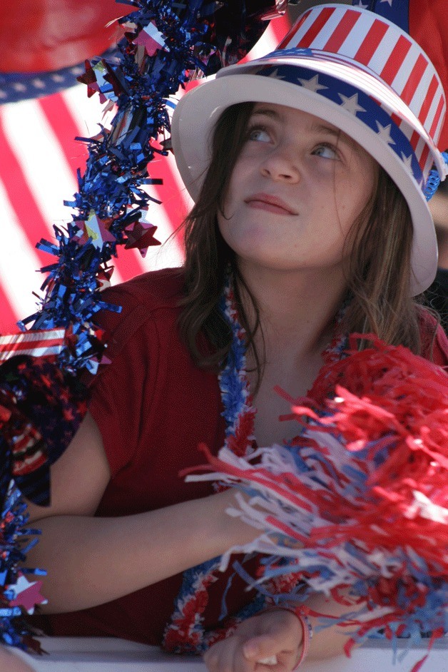 Bainbridge Island's Fourth of July parade drew a crowd of thousands to celebrate the red