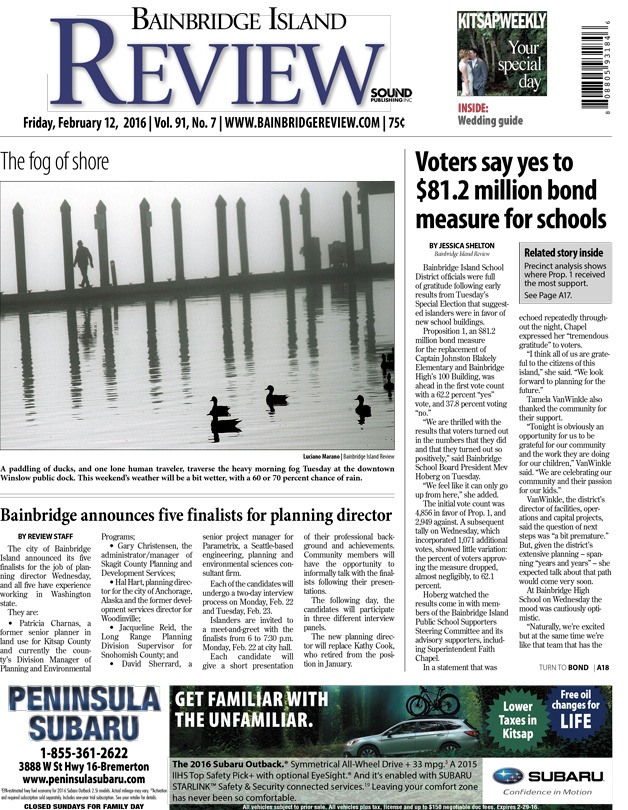 Front page of the Friday