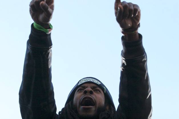 Seattle got a chance to see its Super Bowl heroes up close during this week's victory parade through downtown Seattle.