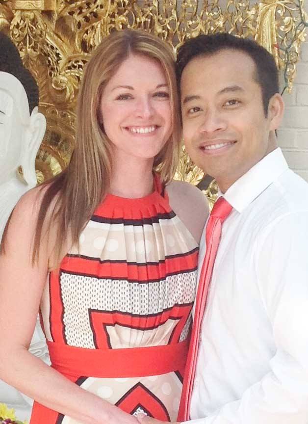 Clairissa Childers and Dr. Nay Htyte joined hands in marriage in a June  wedding in New Orleans.