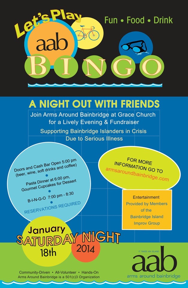 Play bingo while helping those in need at Arms Around Bainbridge benefit