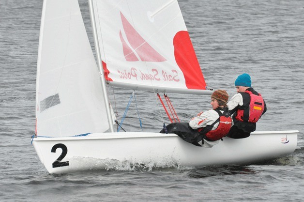 Sailors Nate Greason and Max Popken earned the top individual boat finish in the entire regatta at the Sail Sand Point regatta in Seattle.