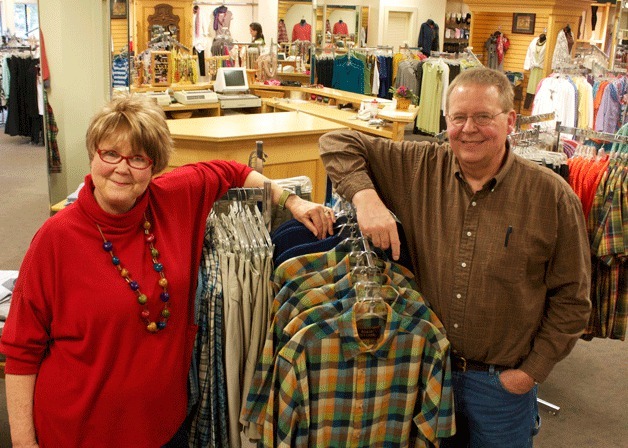 Judy and Tom Lindlsey started their clothing store in Winslow 22 years ago.