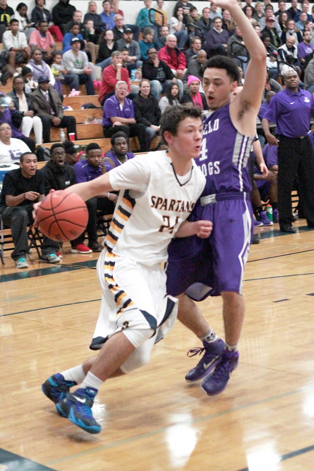 Bainbridge’s Lyle Terry was the top Spartan points-earner of the night