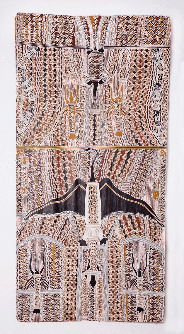 'Bird' (Dhalwanu Rapiny Gapu) by artist Yumutjin Wunungmurra