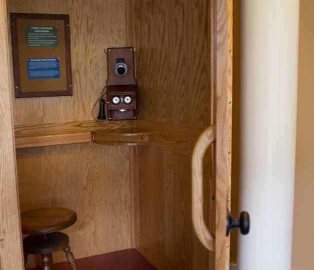 The Bainbridge Island Senior Center’s Collect Call Phone Booth has already logged nearly six hours of memories.