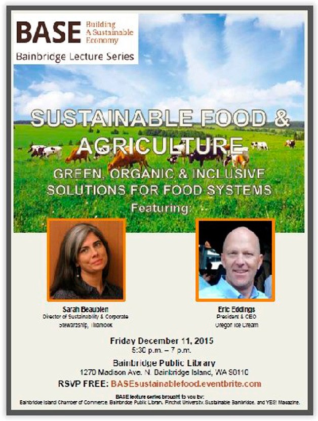 BASE lectures continue with 'Sustainable Food & Agriculture'