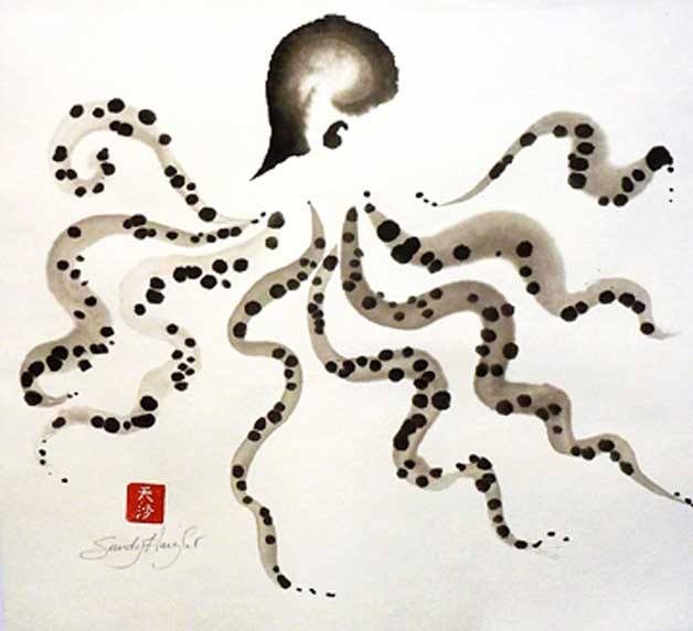 'Ooh-la-la Octopus' by Sandy Haight.
