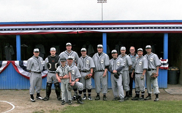 Islanders play in the Stars and Strikes Old Timers' Baseball Game in 2010. The tradition continues on July 4.