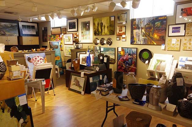 The downtown Winslow gallery Bainbridge Arts & Crafts will continue their annual 'Artists' Almost Perfect Sale' through Sunday