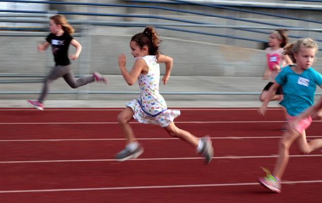 The second Kiwanis All-Comers Track Meet saw numerous repeat winners Monday at Bainbridge High School.