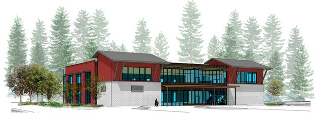 The draft design for the Wintergreen Walk Clinic.