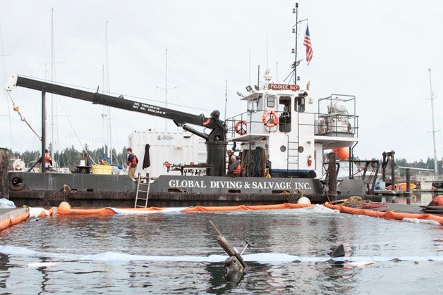A salvage team from Seattle is planning to raise the sunken tugboat 'Chickamauga' Thursday.