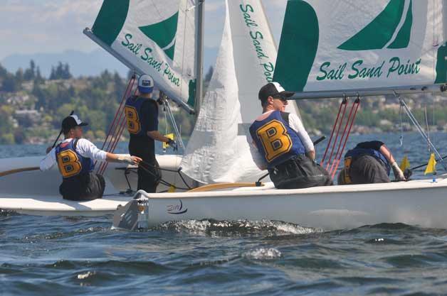 The Bainbridge High varsity sailing team has secured a place in the upcoming national competition after claiming a win at the ISSA Baker National Team Racing Championship on Lake Washington last weekend.
