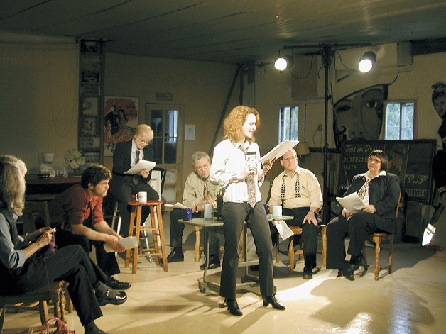 Island Theatre’s original 2004 production of “Dear Editor…” Island Theatre will again perform a dramatic reading of selected historic community letters to the Bainbridge Island Review to illustrate the  crucial role of a local paper in community life at 7:30 p.m. Saturday
