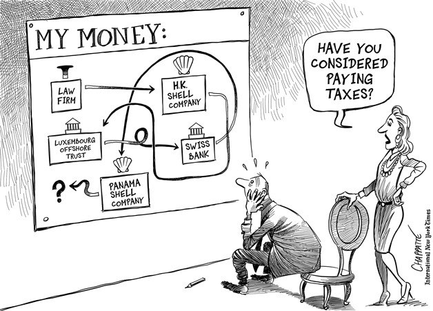 Today's cartoon is by Patrick Chappatte