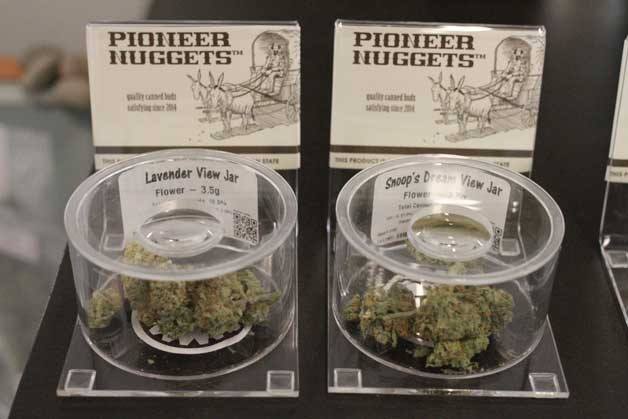 Varieties of cannabis for sale at Paper & Leaf include Lavender and Snoop's Dream