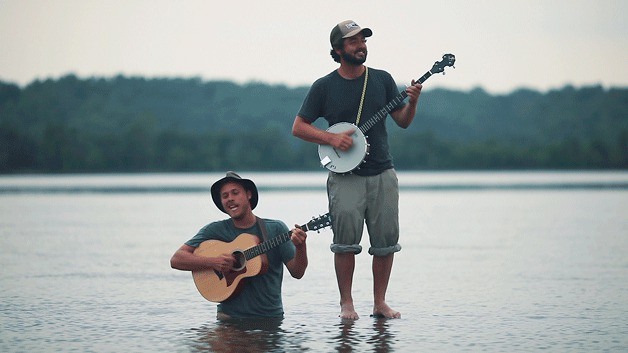 Grammy-winning performers The Okee Dokee Brothers play a special family concert on Saturday