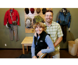 Wilderness Outdoor Store owners Steve and Kerry Sutorius opened their new store on Winslow Way.