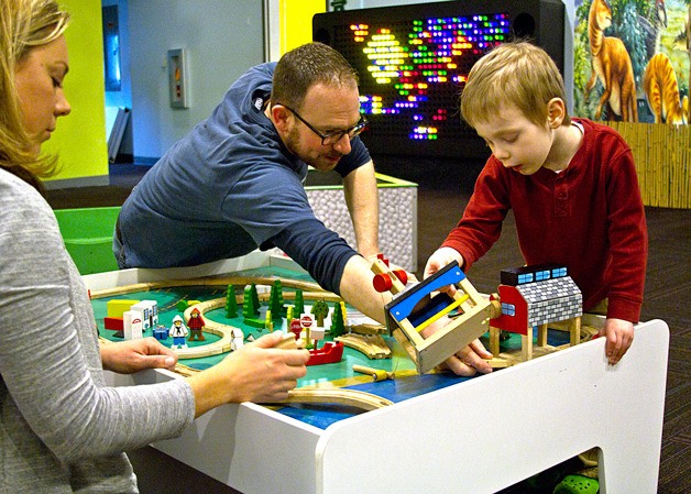 Kids Discovery Museum presents Sensory Sunday before the museum opens to the general public.