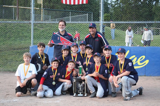 Red Sox players (L-R): Riley Maracich