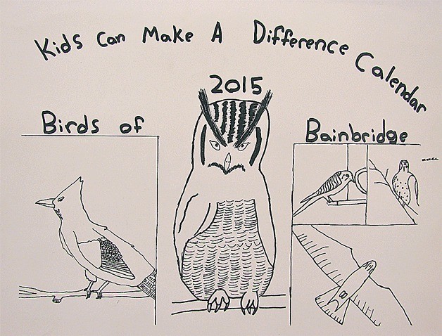This year’s Ometepe benefit calendar has a “Birds of Bainbridge” theme.