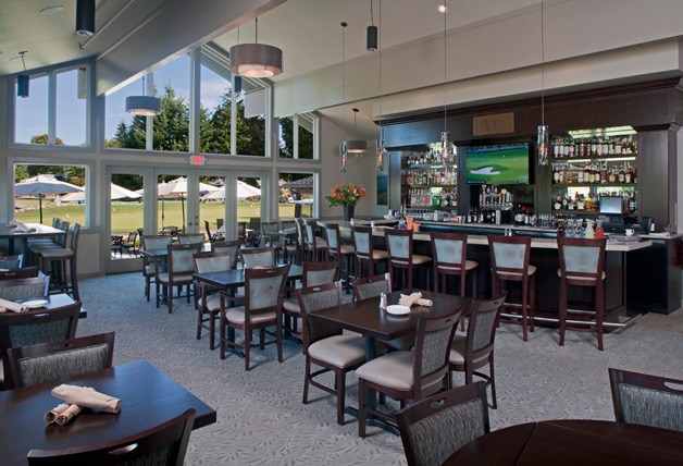 The remodeled bar at Wing Point Golf & Country Club is now open for dinner five nights a week.