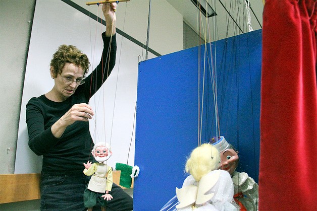 Stringing them along: A puppet show with Mary Shaver