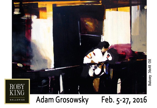 Adam Grosowsky solo show comes to a close at Roby King