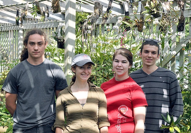 This summer’s interns at the Bloedel Reserve are Gytano Foster-Lehr