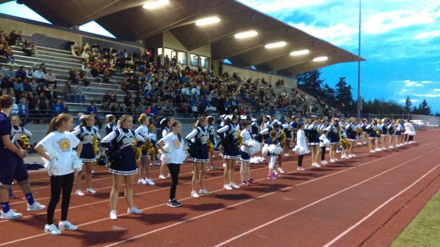 The Spartan faithful gather for Friday's home matchup against Bishop Blanchet.