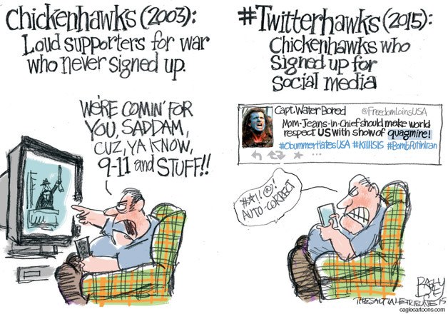 Today's cartoon is by Pat Bagley