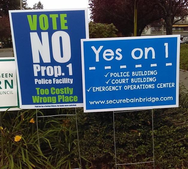 Proposition 1 — a proposal for a $15 million bond sale to pay for a new municipal court/police station — has drawn praise and criticism across Bainbridge.