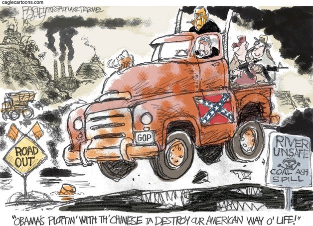 Today's cartoon is by Pat Bagley