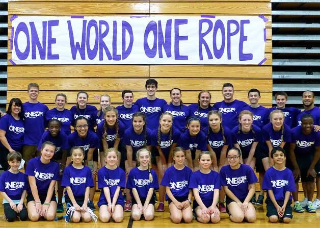 The recent One World One Rope fundraiser show put on by the Bainbridge Island Rope Skippers collected more than $2