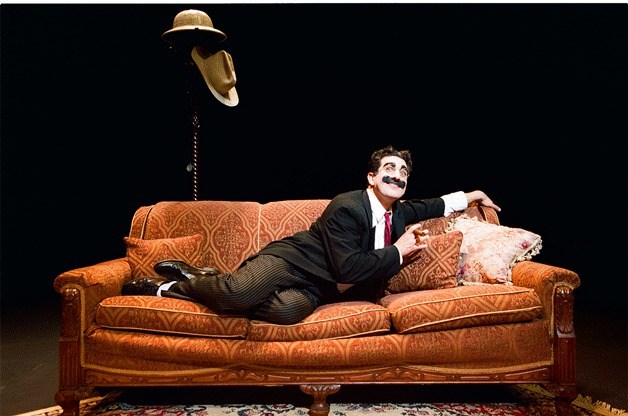 Frank Ferrante stars as Groucho Marx in “An Afternoon With Groucho