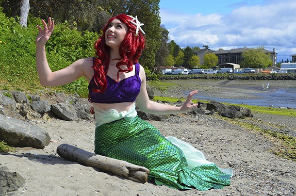 Myriah Reidel stars as Ariel in the Bainbridge Performing Arts production of “The Little Mermaid.”
