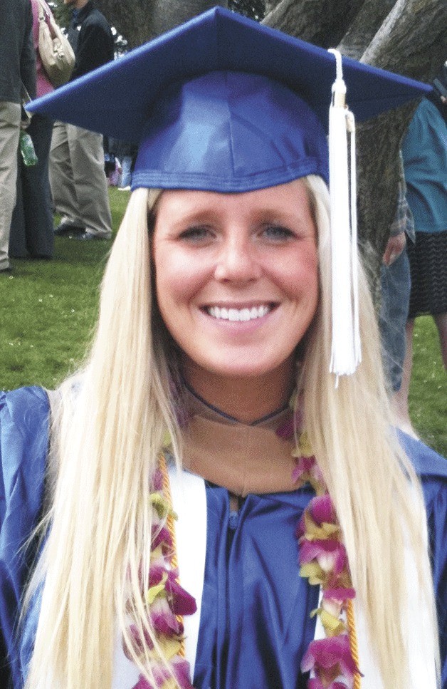 Caitlyn Salo has earned her master’s degree from Gonzaga University.