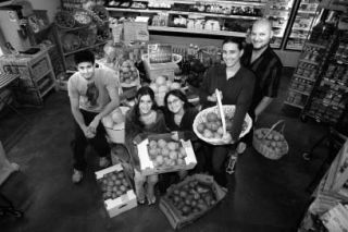 Real Foods Market and Cafe is a family business with owners Josh Bortman (left)