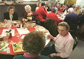 The Senior Center Valentine’s Luncheon drew a large crowd this year. Director Barbara McGilvray hopes that regular capacity crowds at such gatherings doesn’t deter other seniors from attending in the future.